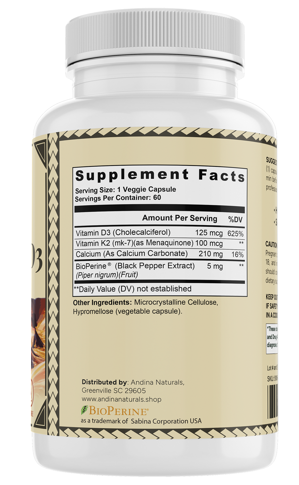 Vitamin K2 + D3