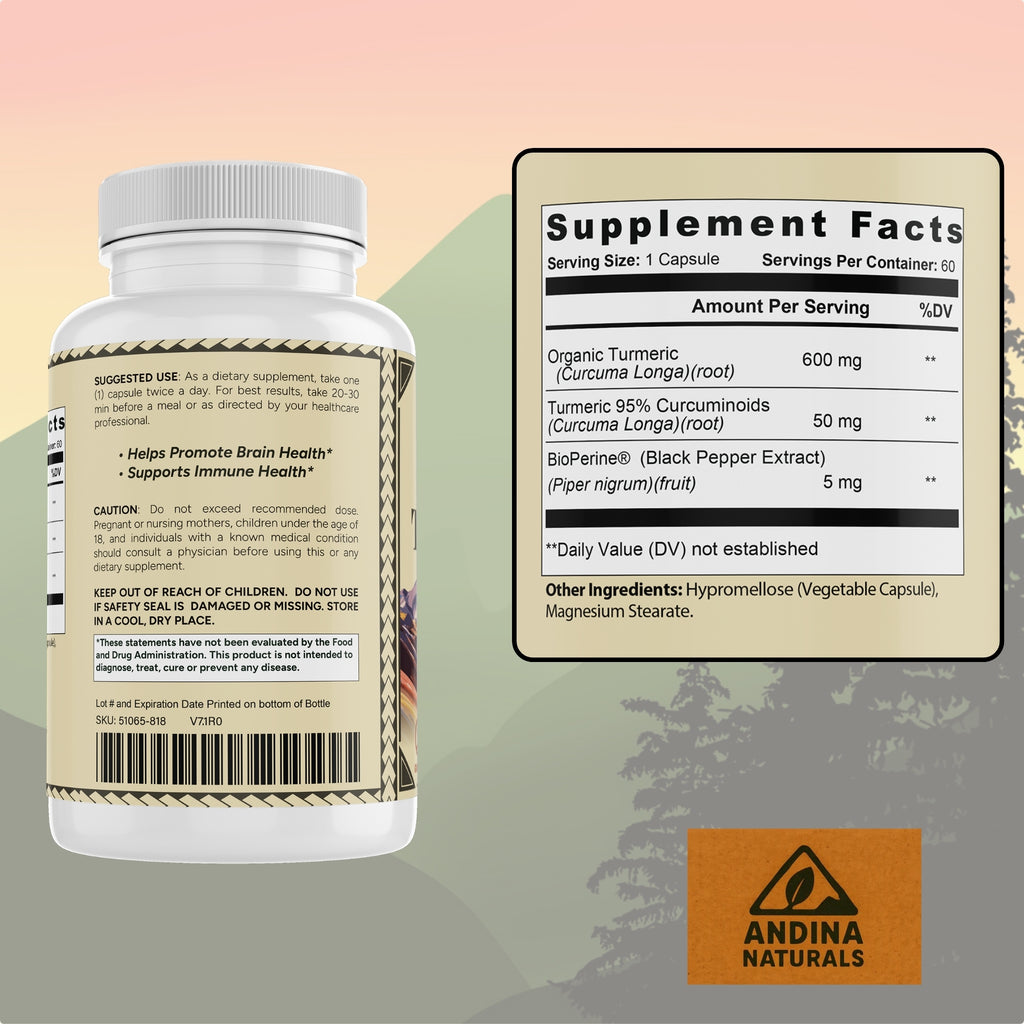 Turmeric Curcumin + BioPerine | Joint Comfort & Healthy Inflammation Support