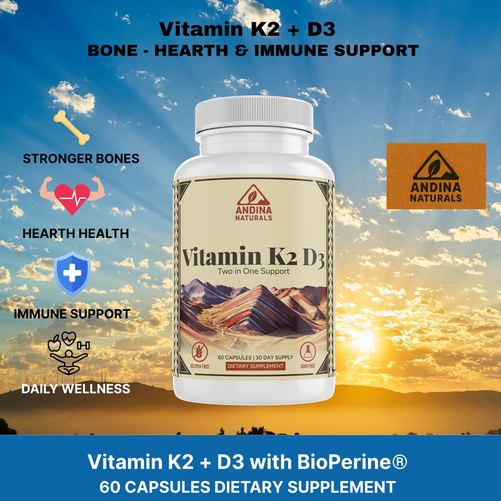 Vitamin K2 + D3 | Bone, Heart & Immune Support