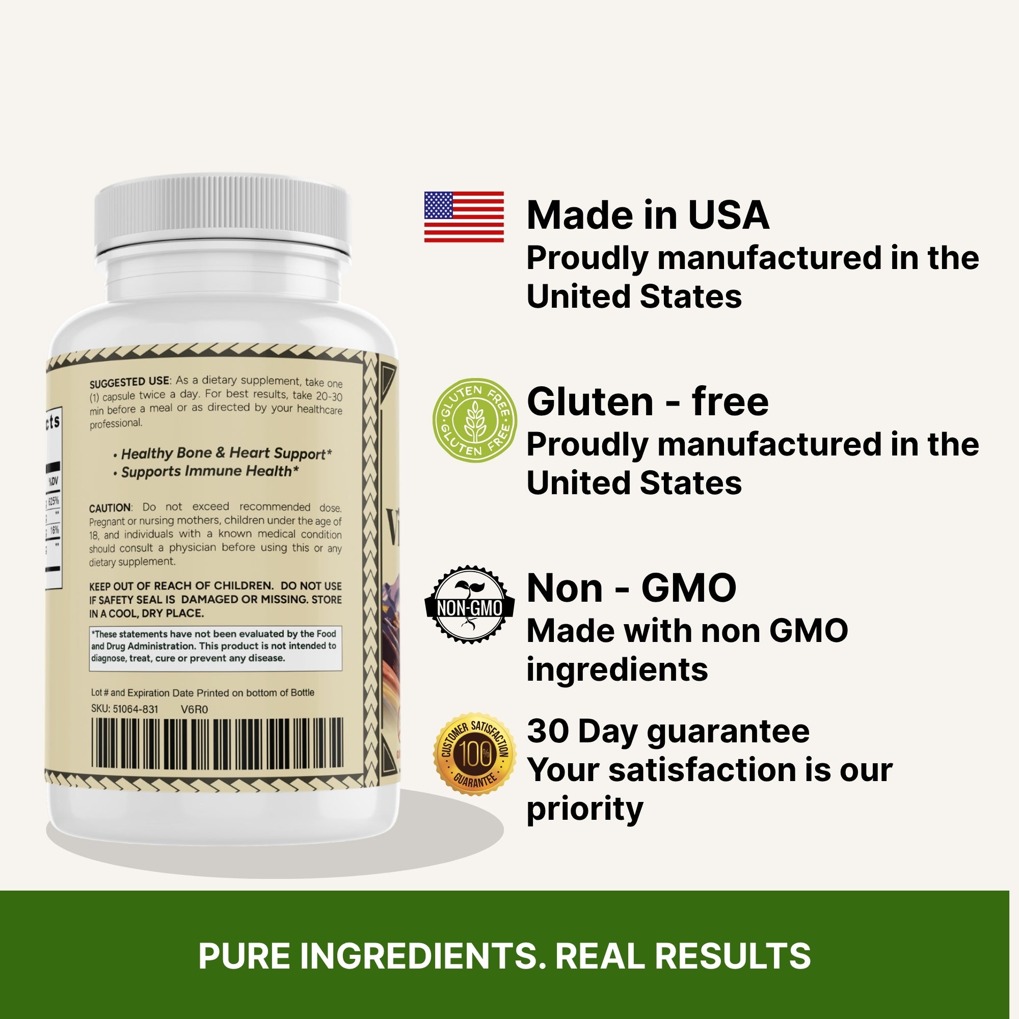 Vitamin K2 + D3 | Bone, Heart & Immune Support