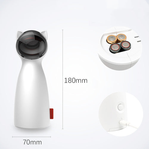 Automatic Laser Cat Toy with USB Timer and Remote